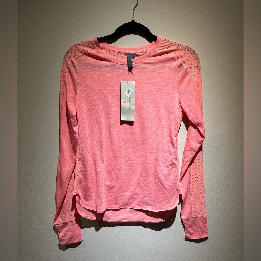 Sweaty Betty Breeze Running Top Pink Size XS
